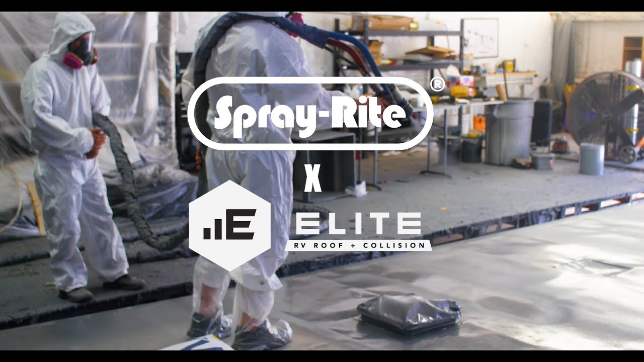 Elite RV Roof & Collision x Spray-Rite | Installer Testimonial - YouTube