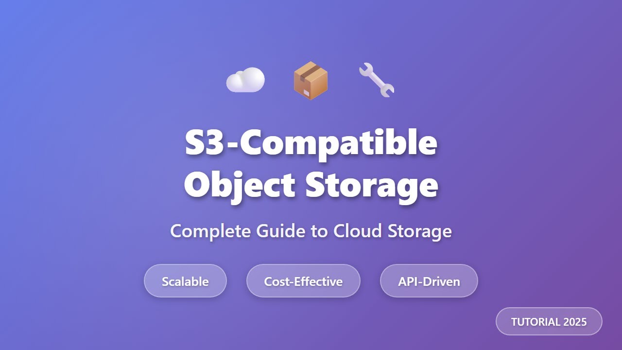 S3-Compatible Object Storage Complete Guide | Cloud Storage Tutorial ...