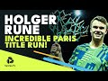 Five top 10 wins inarow  holger runs insane paris title run