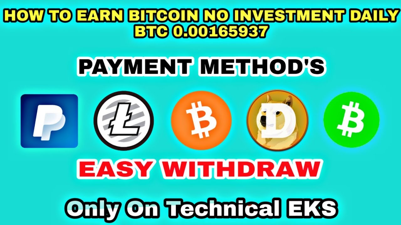 How To Earn Bitcoin Without Investment 100 Working New 2020 Method By 