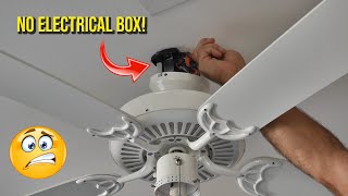 Ceiling Fan No Electrical Box? How To Easily Fix!