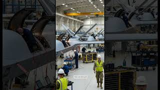 Advanced military drone assembly! 🚀 #shorts #UAV #drone #militarytech #viralshorts #mustwatch