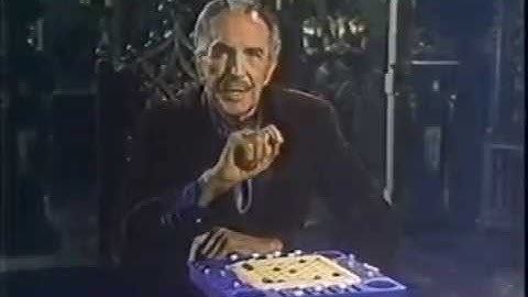 Stay Alive Milton Bradley Board Game Ad with Vincent Price (1980)