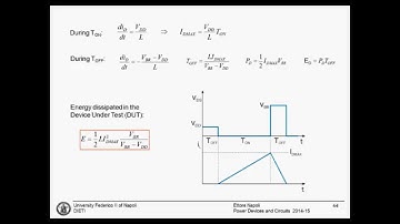 Unclamped Inductive Switching (UIS) test