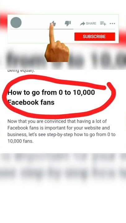 How to get 10k followers in 1 day on Facebook 👉REAL #shorts