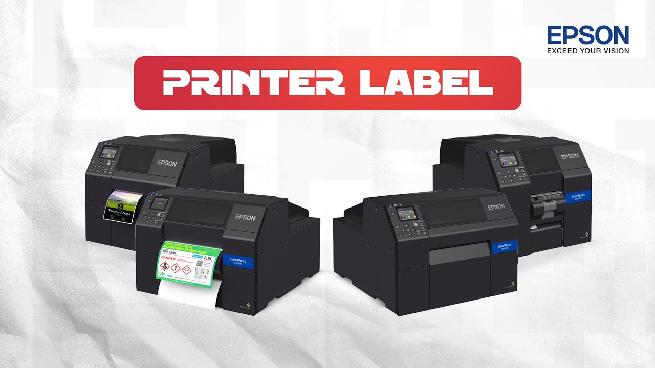 Epson Colorworks CWC6050A/CWC6550A/CWC6050P/CWC6550P Label
