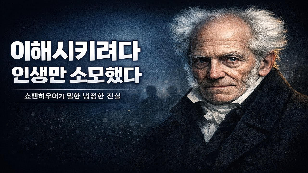 이해시키려다 인생만 소모했다｜아르투어 쇼펜하우어의 냉정한 인간 통찰