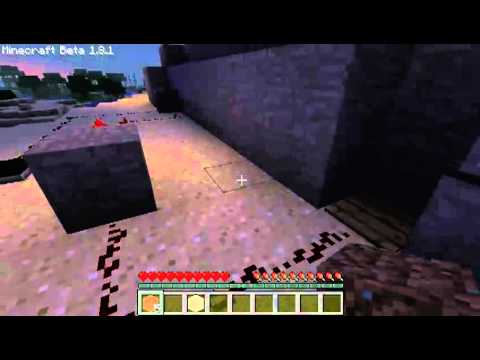 Minecraft: Open a Door With Motion Detection