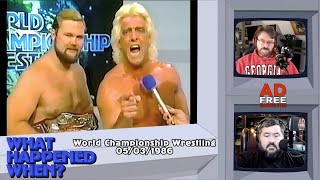 Tony Schiavone calls a Ric Flair and Arn Anderson promo from 05/03/1986