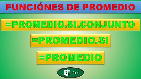COMO UTILIZAR LAS FUNCIONES DE PROMEDIO EN EXCEL #excel #tutorial #office #exceltips #formula