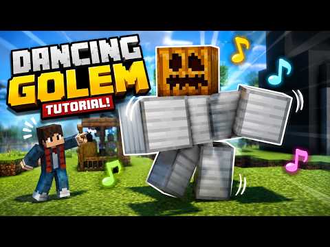 How to Make a Dancing Golem in Minecraft! 🎵