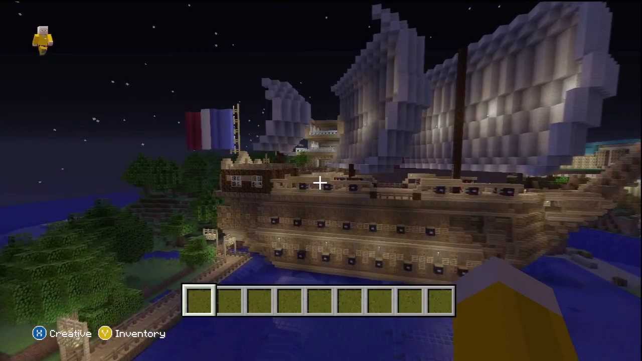 Minecraft Ship! (Xbox 360) YouTube