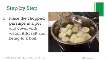 Mashed Parsnips - Pick It, Try It, Like It