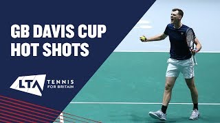 The best hot shots from the GB Davis Cup Team