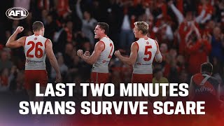 Last Two Minutes | Essendon v Sydney Swans | Round 20, 2023