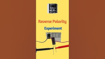 A Reverse Polarity Experiment #shorts #capacitor
