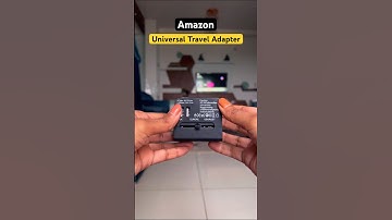 Universal Travel Adapter. #amazonfinds #travelgadgets