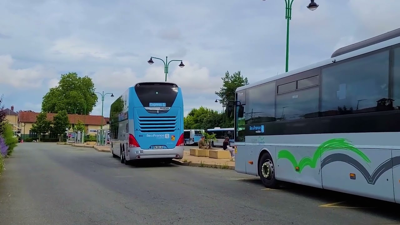Spot île-de-France mobilités Cars et Bus à Dourdan + À Bord Partie 4