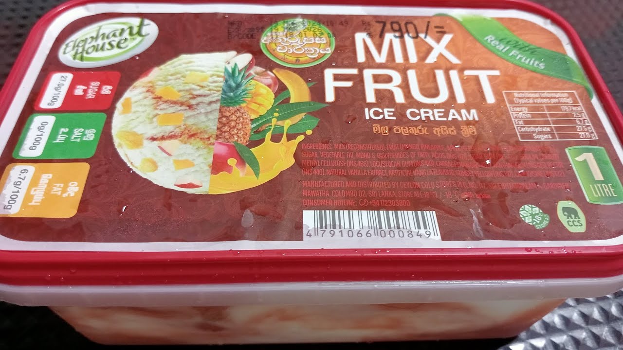 Elephant house ice creamMIX FRUITNew release 😋 YouTube