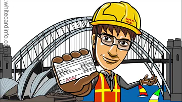 Is an online white card valid in NSW?