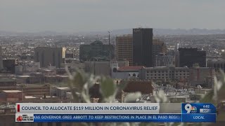 City of El Paso to allocate $119 million in Coronavirus relief funding