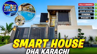 SMART HOUSE! Inside One Of Karachi's Most Expensive FULLY-FURNISHED Homes | Swimming Pool + Cinema