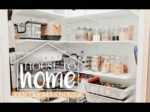 Video: 3 Essential Pantry Organization Tips + Laundry Room to Walk-In Pantry Makeover | House to Home