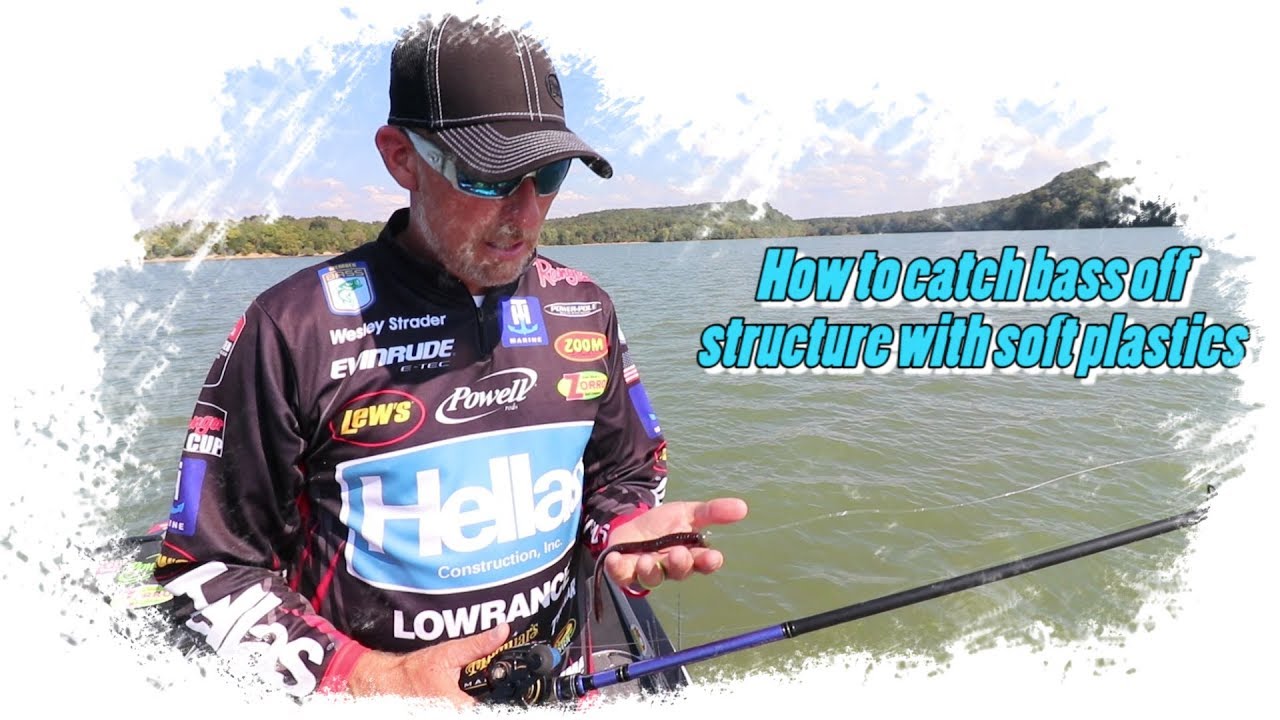 How to catch bass off structure with soft plastics featuring