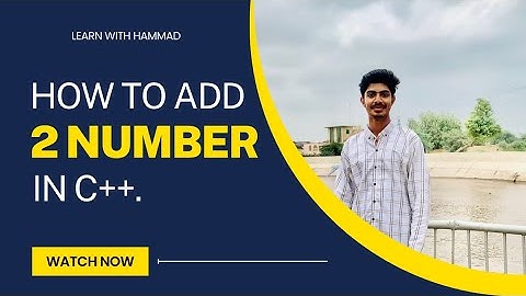 How to add 2 number in c++ | c++ language | c++ tutorial | c++ coding