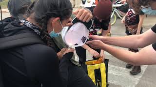 BURNING A MAGA HAT DURING KENOSHA PROTESTS! by Heath Goetsch 162 views 3 years ago 1 minute, 44 seconds