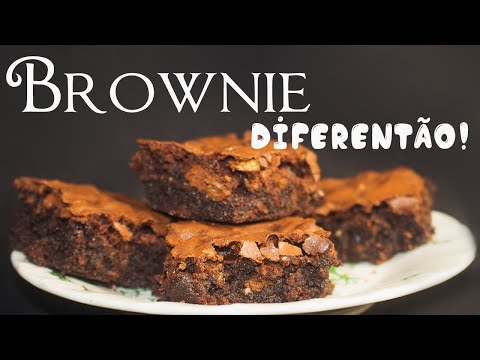 BROWNIE DIFERENTÃO - Meu famoso Brownie Crocante e Molhadinho
