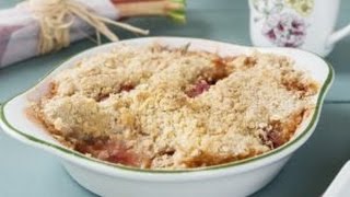 Rhubarb Crumble by Odlums