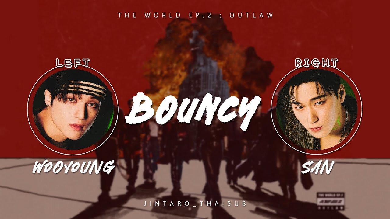 `` a different ateez member singing in each ear — the world ep.2 : outlaw ``