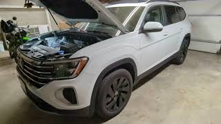 2024 Volkswagen Atlas Oil & Filter Change Using Oil Extractor Gen 4 2.0 Engine Cross Sport Audi