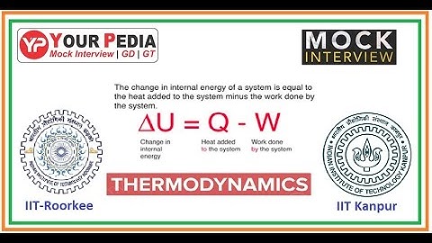 Thermodynamics Mock Interview | Interview questions of thermodynamics | Post GATE Counseling | NMDC