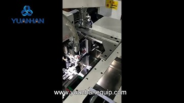 Automatic Flat Cable Double-Side Terminal Crimping Machine YH-SP-01 - Yuanhan