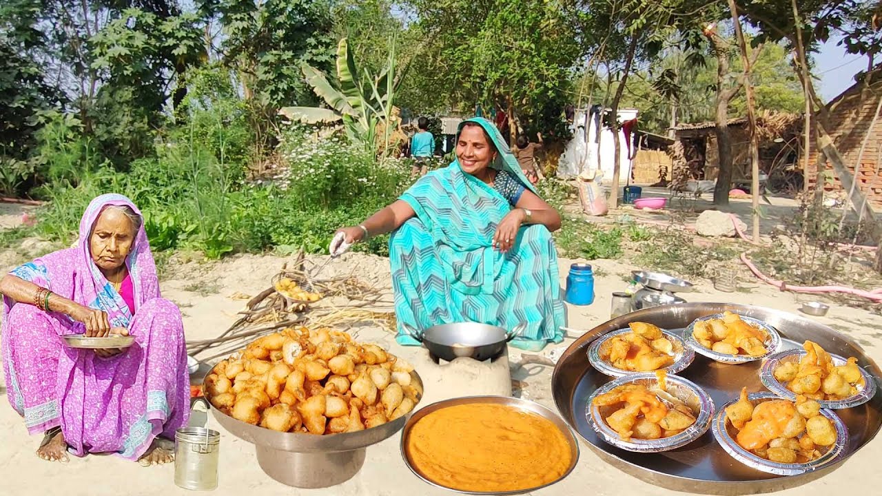बिना सोडा बिना इनो के बनाये चावल  के कुरकुरे पकौड़ी || Rice pakaudi recipe ||