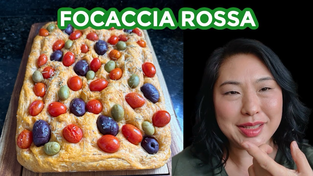 FOCACCIA ROSSA (com tomate na massa)