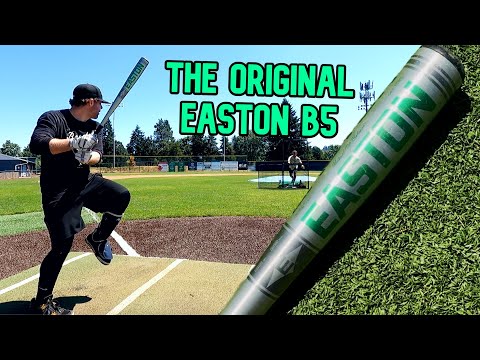 Hitting with the Original EASTON B5 (1980) Baseball Bat