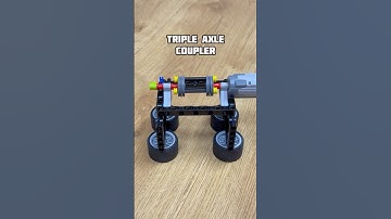 Triple Axle Coupler #lego #technic #legotechnic #clutch #pneumatic #mechanical