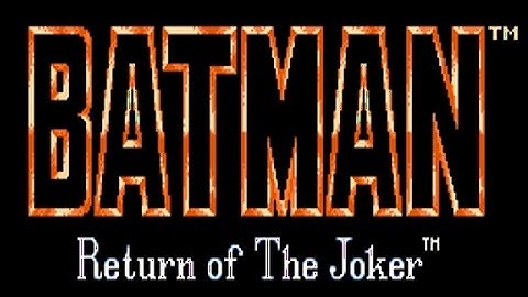 NES Batman Return of the Joker Password Stage 1=2