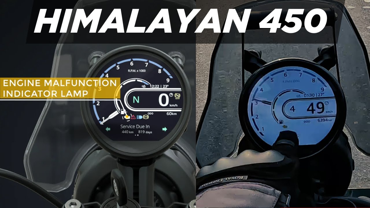Engine Malfunction Himalayan 450 Icon Appear | Engine Check Light Issue | Solution