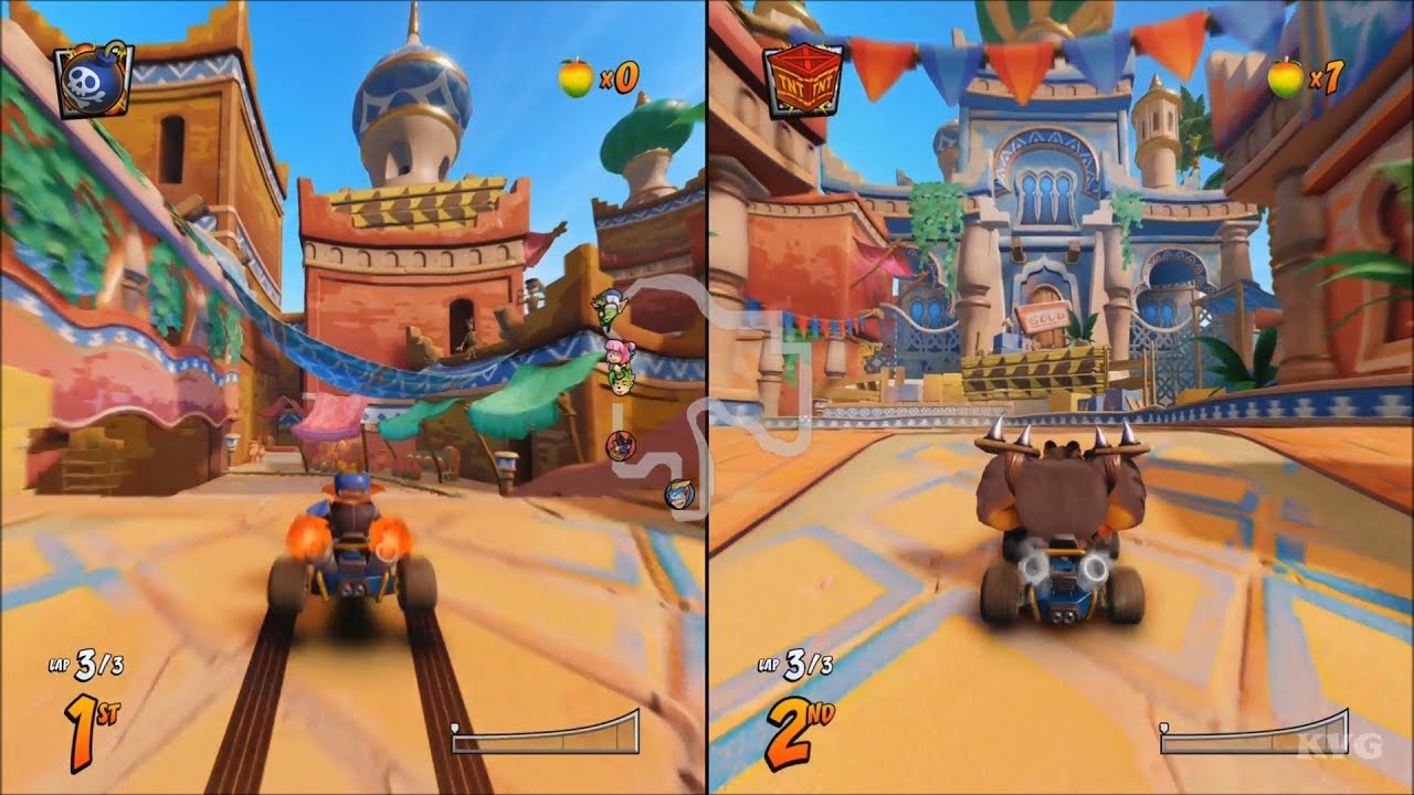 forværres sygdom Broderskab Crash Team Racing Nitro-Fueled - Splitscreen Gameplay (PS4 HD) [1080p60FPS]  - YouTube