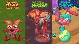 ALL Dawn of Fire Vs My Singing Monsters Vs The Lost Landscapes Redesign Comparisons ~ MSM by MSM GROWUP 51,368 views 5 days ago 33 minutes