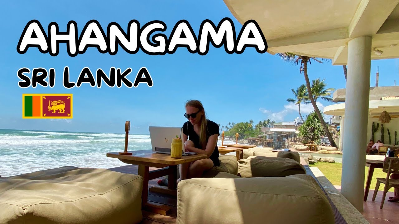 Exploring Ahangama. Epic Cactus Cafe + Walking to Midigama. Sunset Coconut Beach & So Many Dogs! 🇱🇰