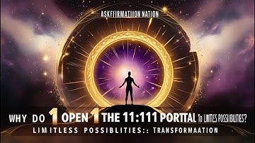 Why Do I Open The 11:11 Portal To Limitless Possibilities? | Why Trance