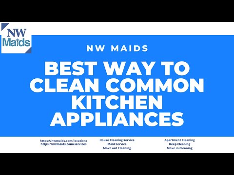 Appliance Cleaning Tips  Clean Kitchen Appliances the Easy Way