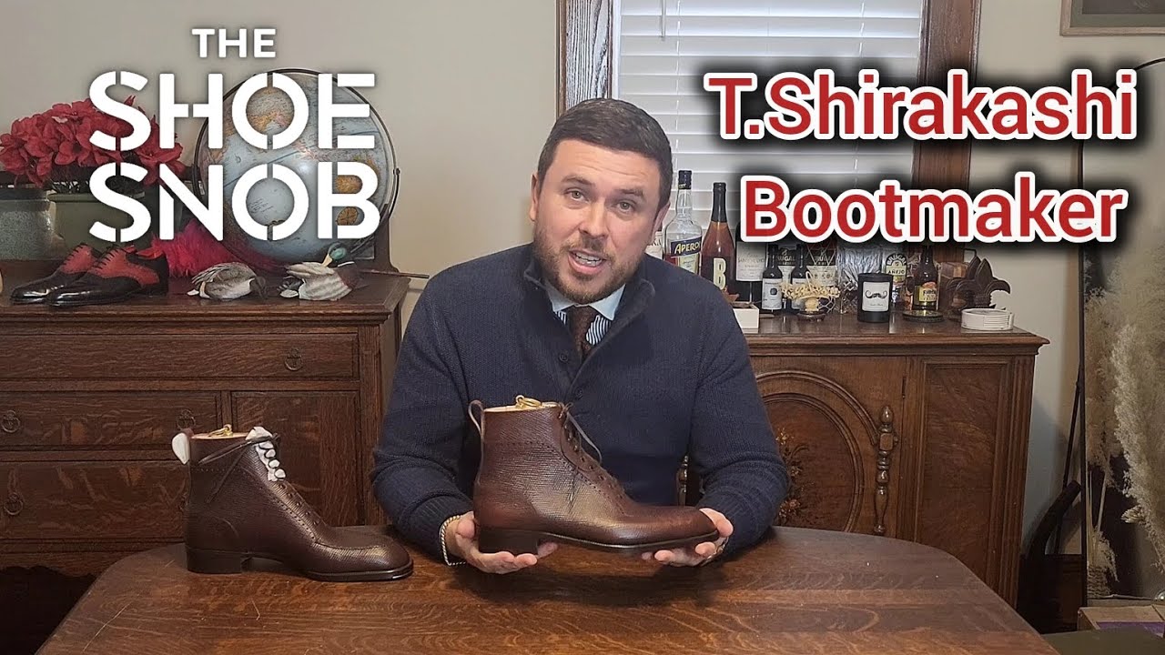 T.Shirakashi Bootmaker - Bespoke Boot Unboxing - YouTube