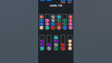Ball Sort Puzzle nível 712 #games #puzzle #gaming #level #automobile #colors #pop #gameplay #gamer