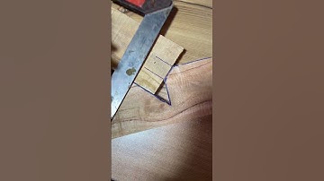 The Most Difficult Angle Line Scheme #wood #shortvideo